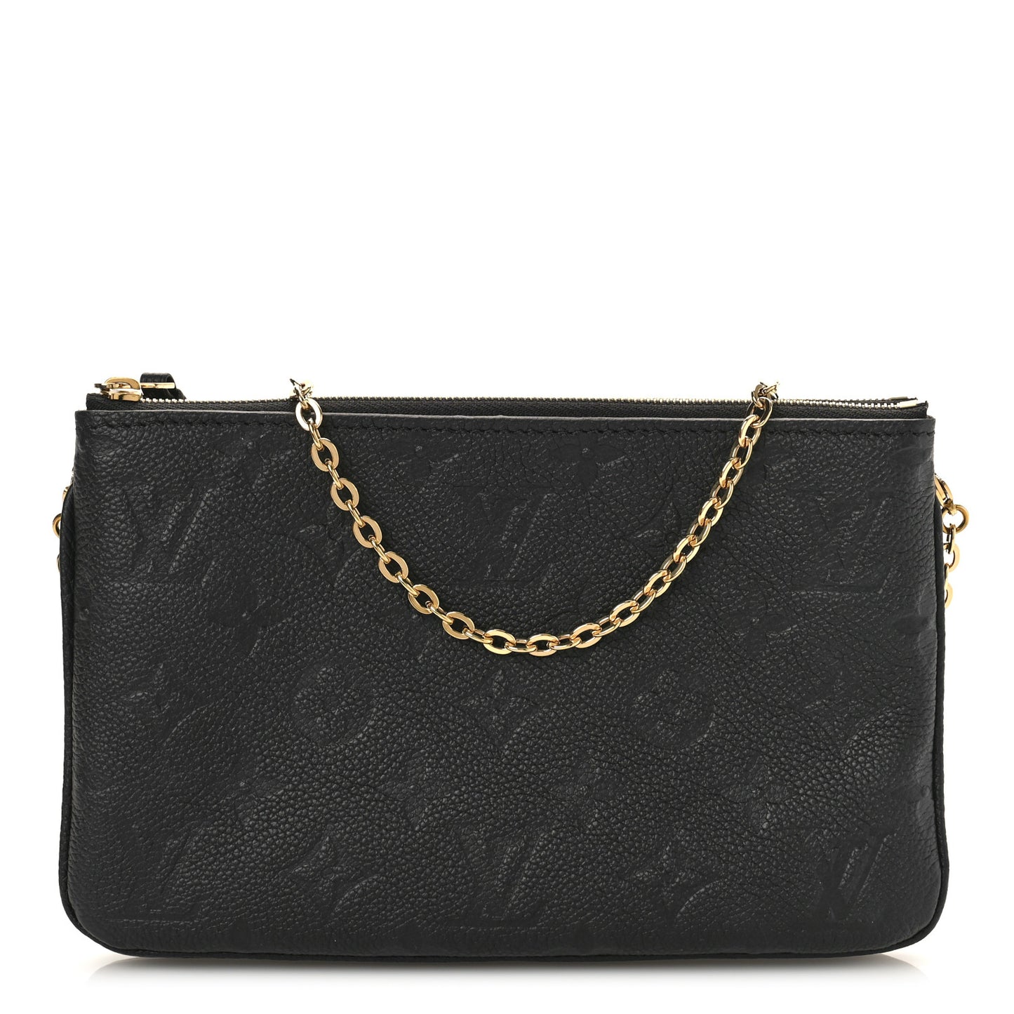 Empreinte Double Zip Pochette Black
