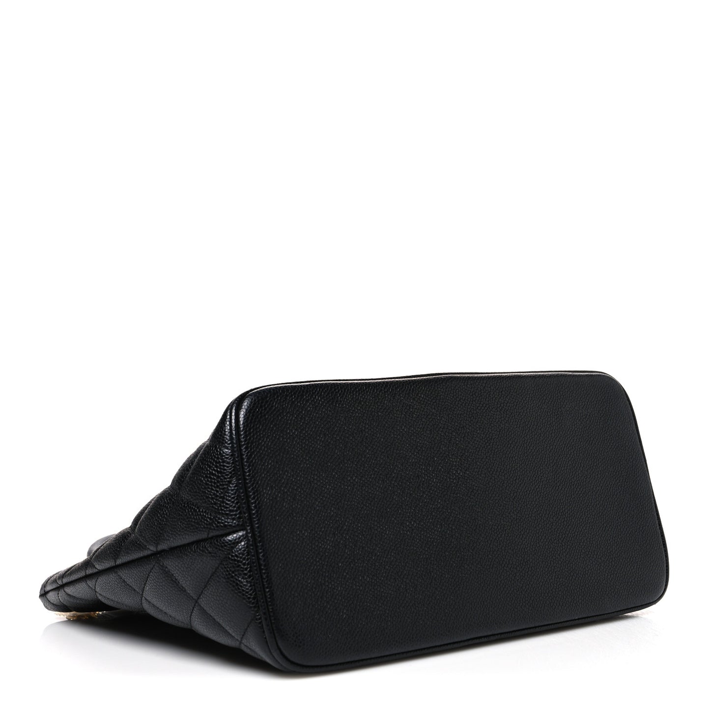 Caviar Quilted Medallion Tote Black