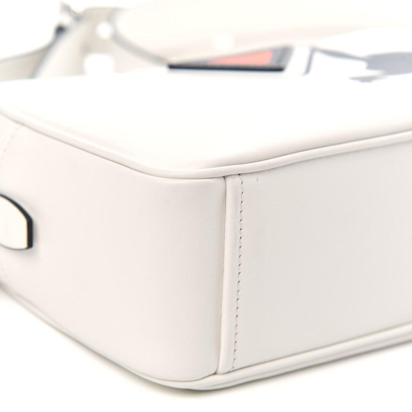 City Calf Monkey Print Camera Bag White Papaya