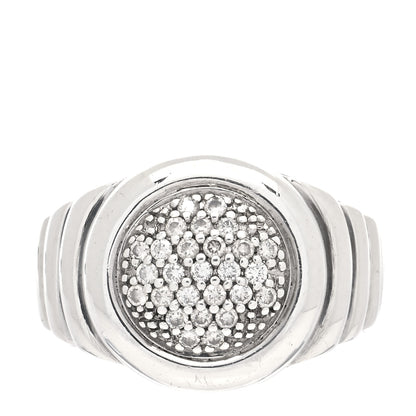 John Hardy Sterling Silver Diamond Bedeg Ring 57 8 1 of 5