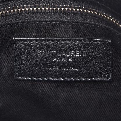 Saint Laurent Grained Calfskin Small Supple Chain Sac De Jour Black 7 of 8