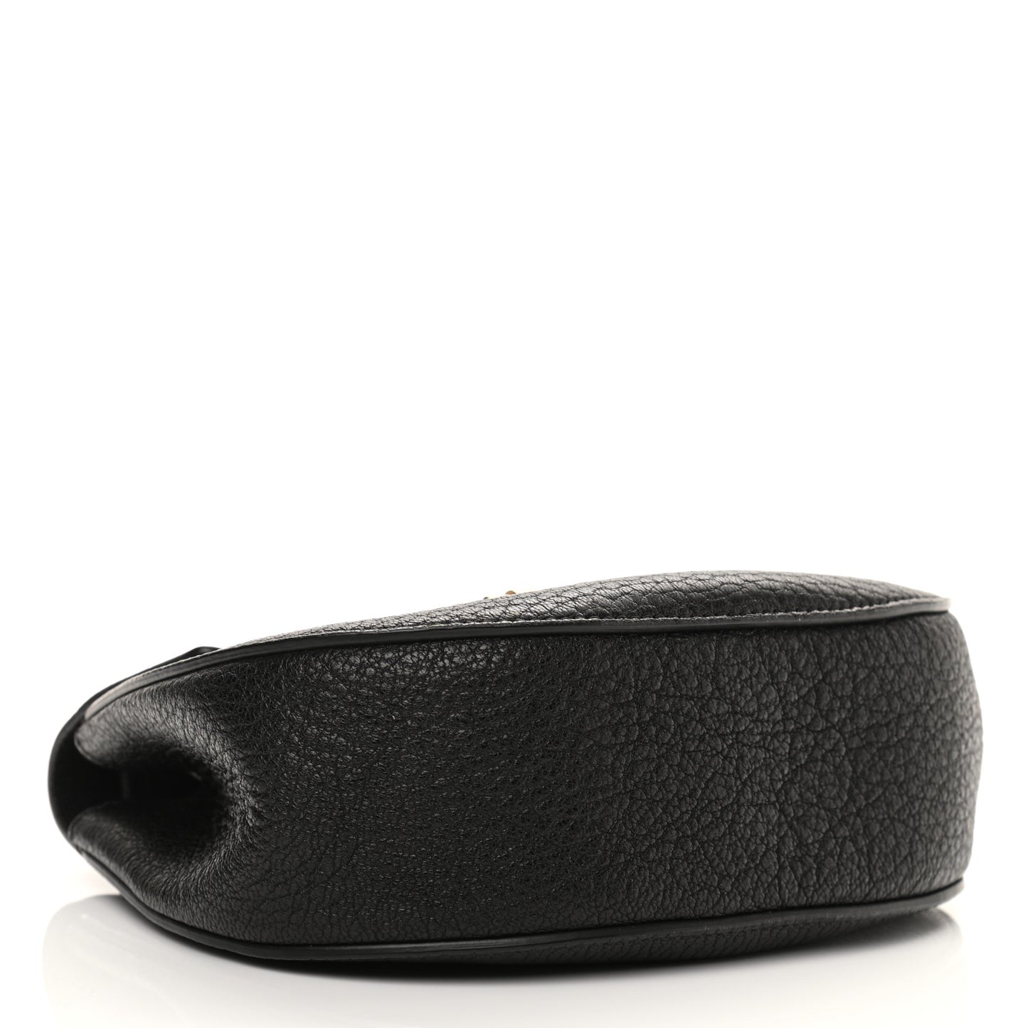 Grained Lambskin Mini Drew Shoulder Bag Black