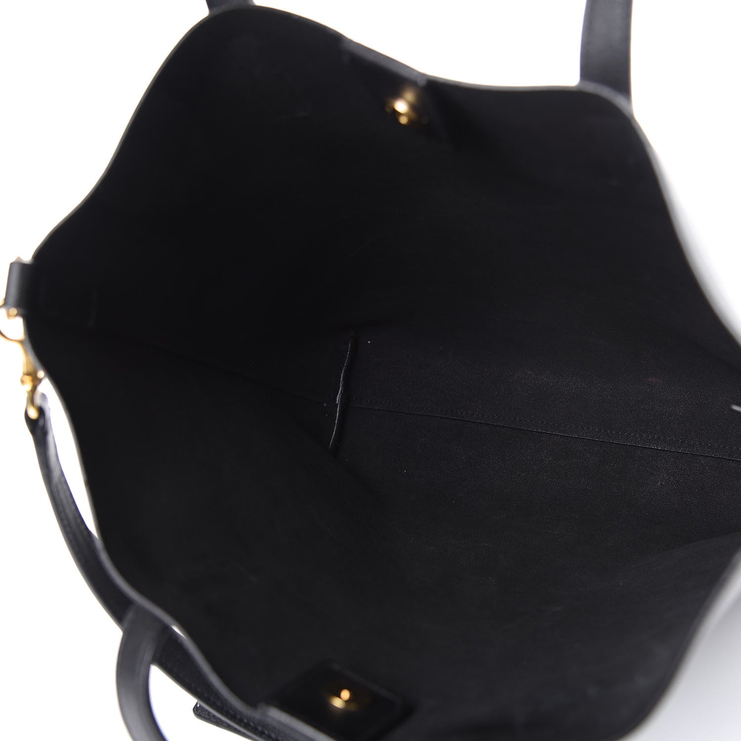 Saint Laurent Calfskin Toy Shopping Tote Black 4 of 9