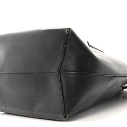 Mansur Gavriel Vegetable Tanned Calfskin Bucket Bag Black Flamma 11 of 16