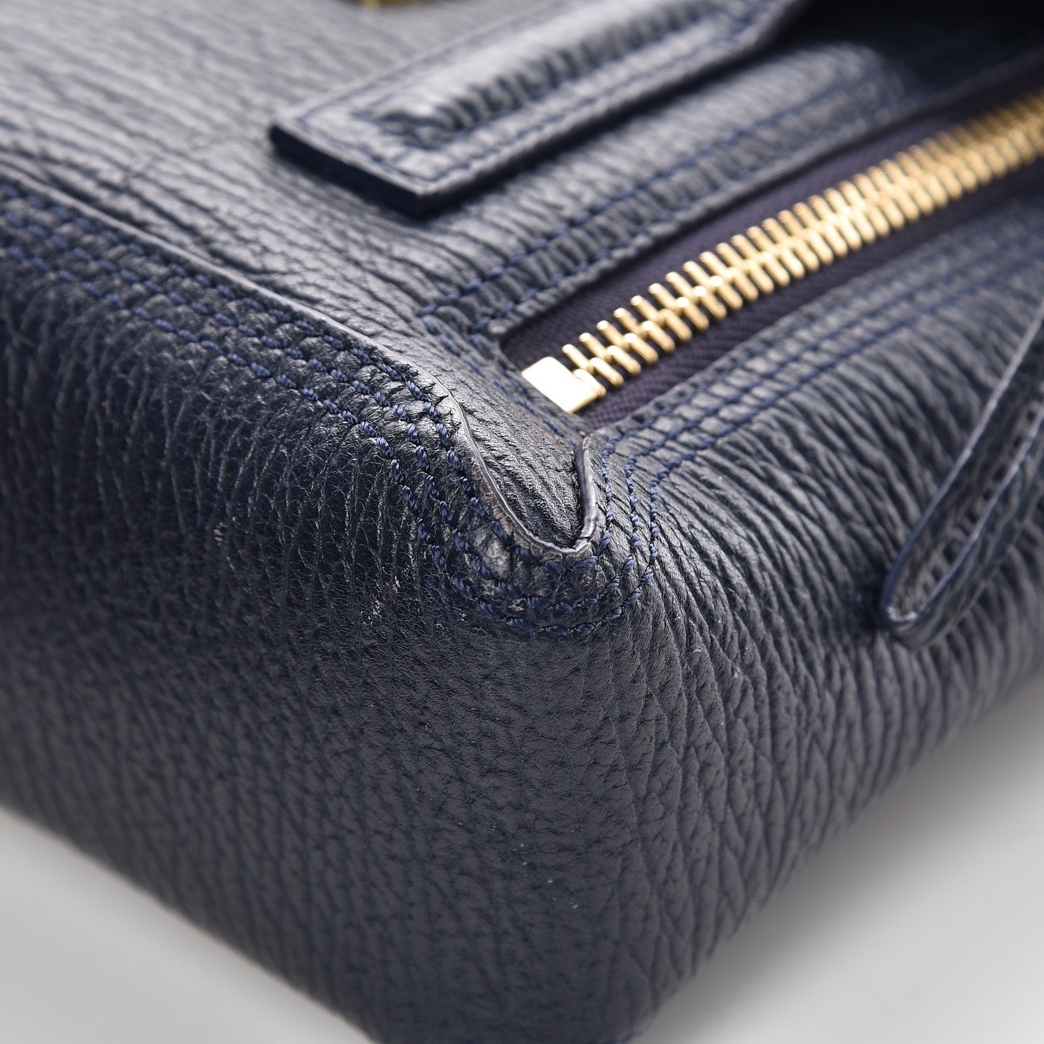3.1 Phillip Lim 3.1 Textured Calfskin Mini Pashli Satchel Ink 6 of 14