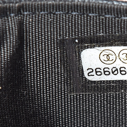 Chanel Caviar Quilted Boy Card Holder Charcoal 8 of 9