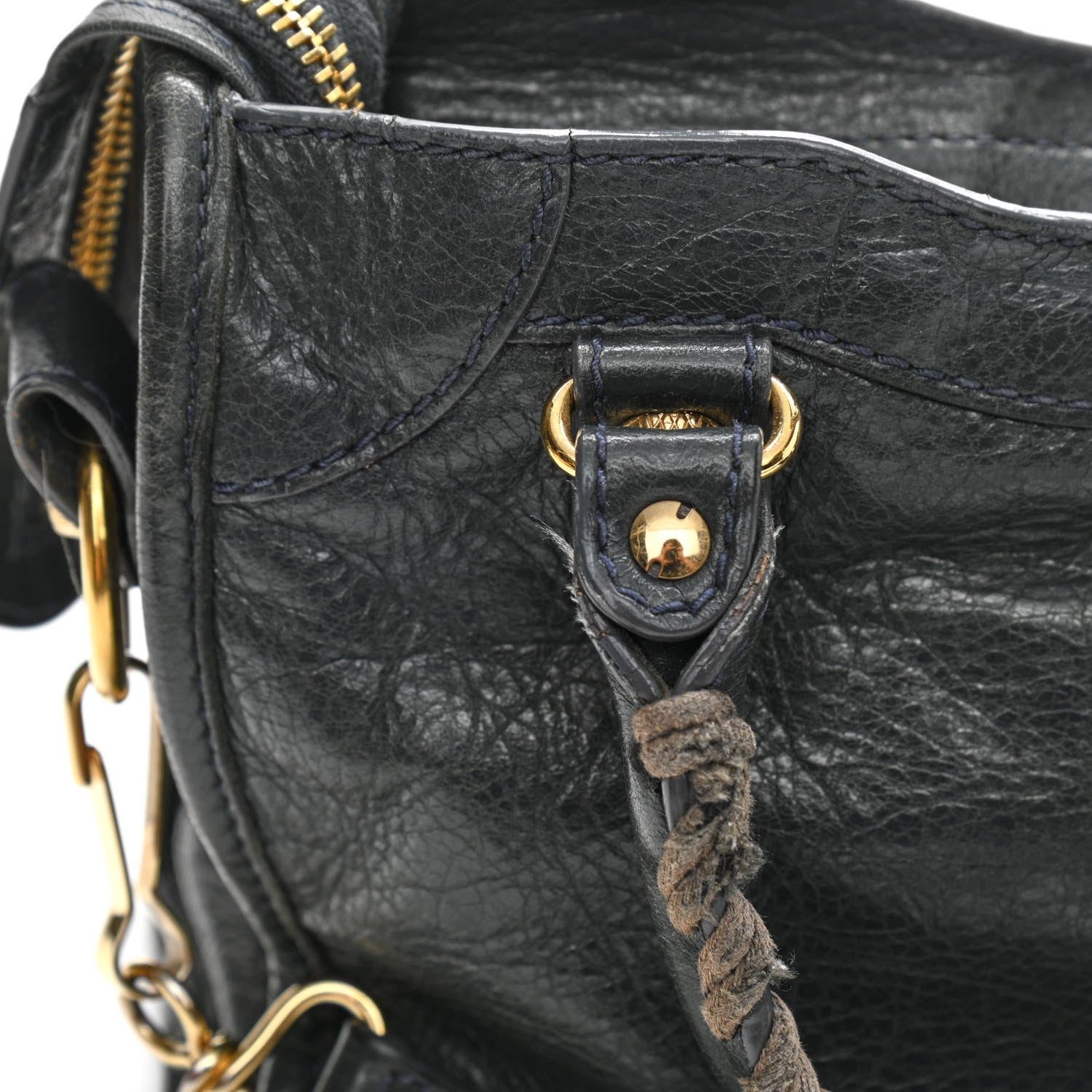 Balenciaga Agneau Giant 12 Gold Hardware Mini City Anthracite 21 of 21