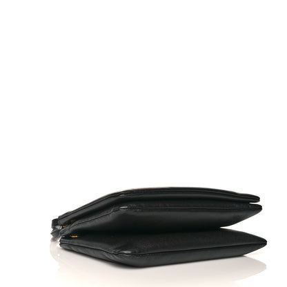 Celine Lambskin Small Trio Crossbody Bag Black 4 of 11