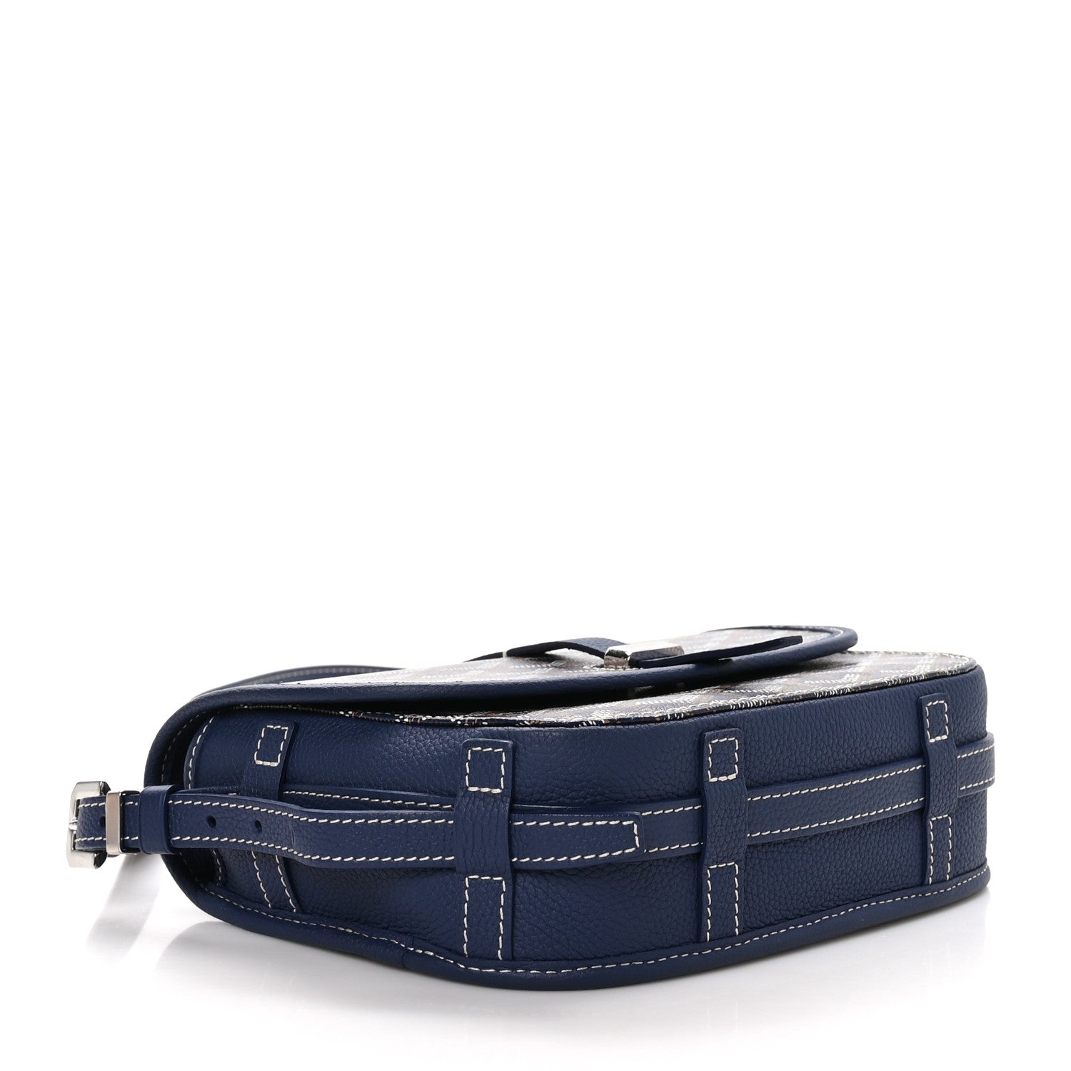 Goyard Goyardine Belvedere II PM Messenger Bag Navy 4 of 9