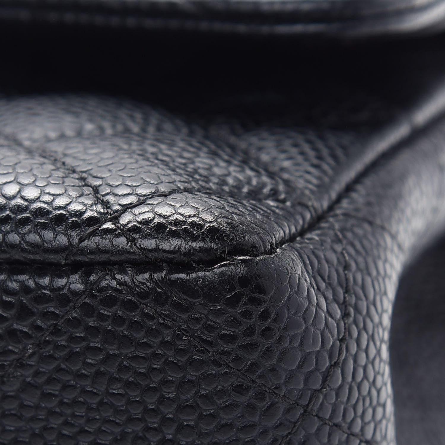 Chanel Caviar Quilted Medium Double Flap Black 9 of 11