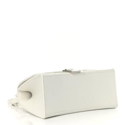 Balenciaga Grained Calfskin Small Hourglass Top Handle Bag White 4 of 10