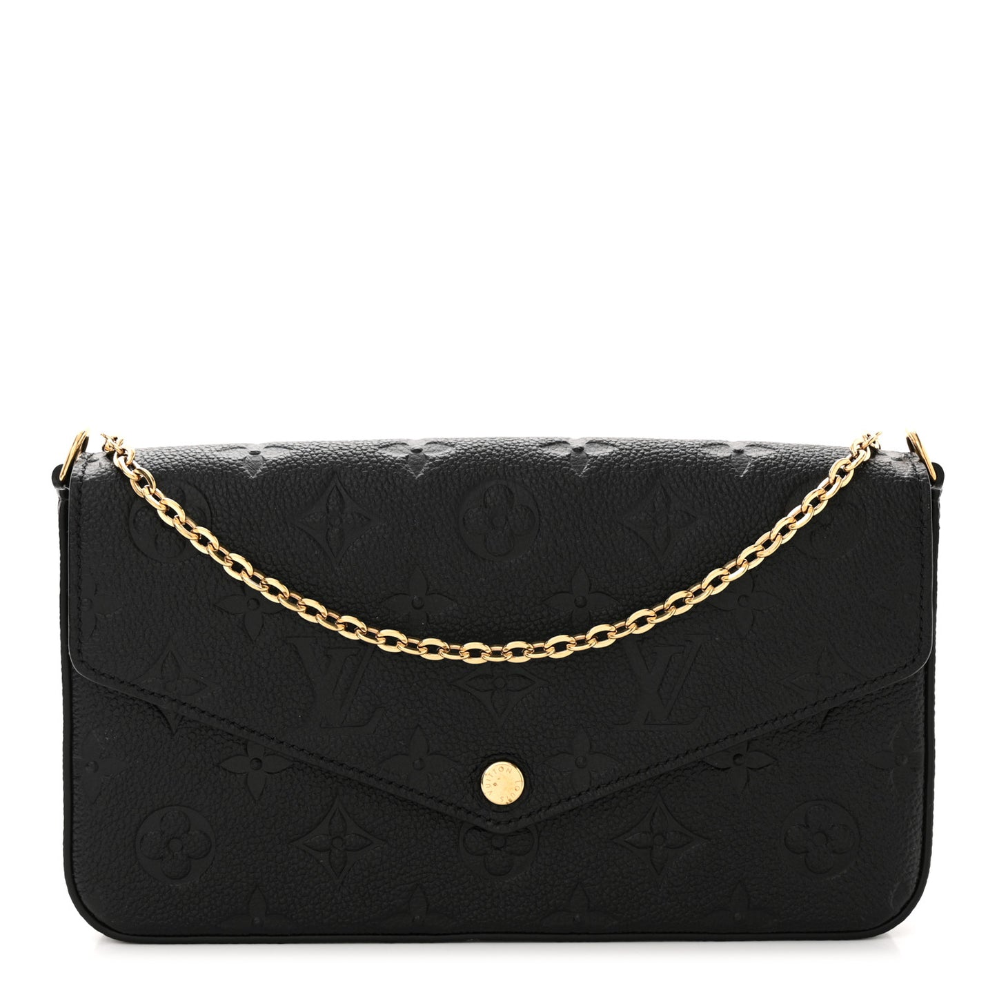 Empreinte Pochette Felicie Chain Wallet Black