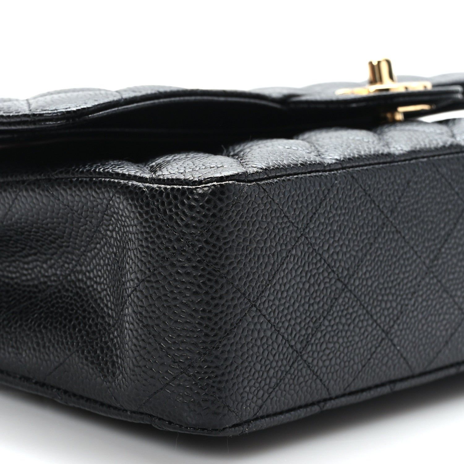 Chanel Caviar Quilted Medium Double Flap Black 7 of 8