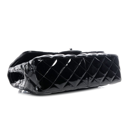 Chanel Patent Jumbo Double Flap Black 4 of 10