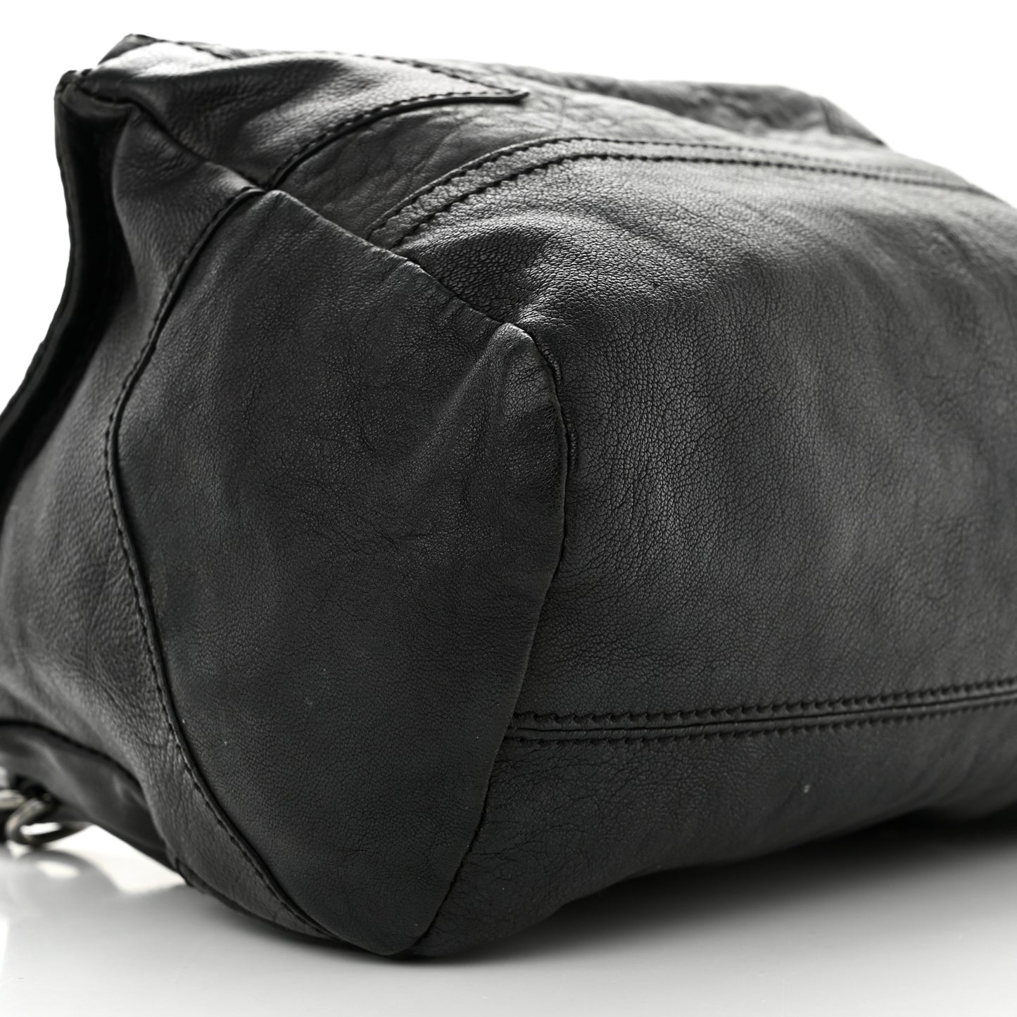 Calfskin Patchwork Small Pandora Black