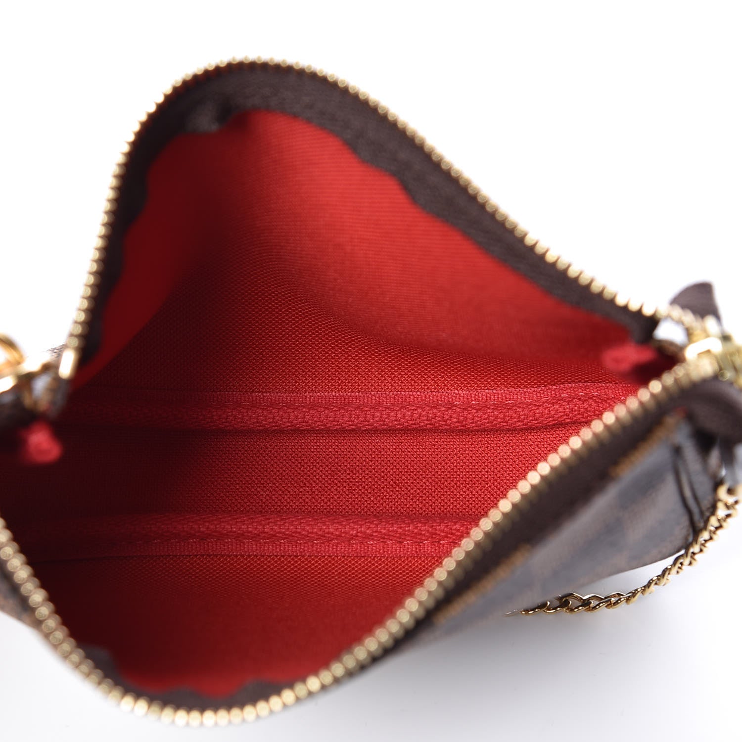 Louis Vuitton Damier Ebene Mini Pochette Accessories 5 of 9