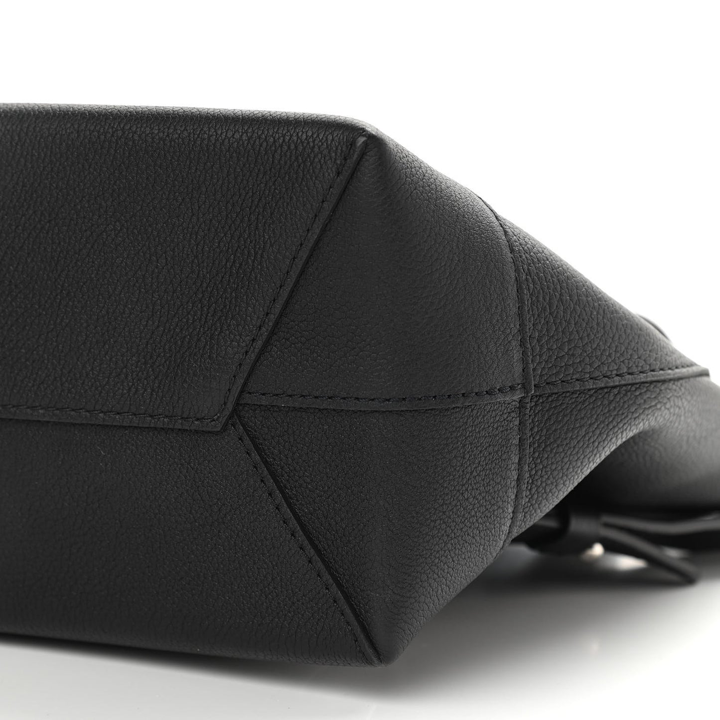Calfskin Lockme Backpack Black