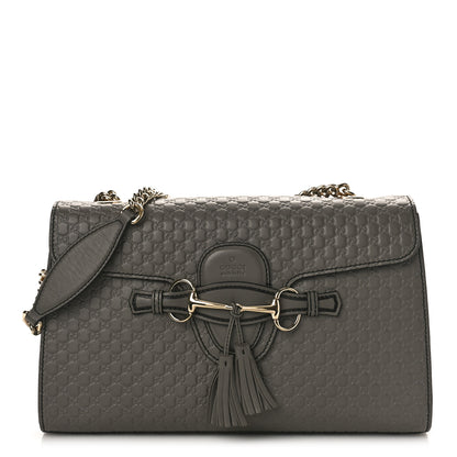 Gucci Soft Microguccissima Medium Emily Chain Shoulder Bag Loess 1 of 8