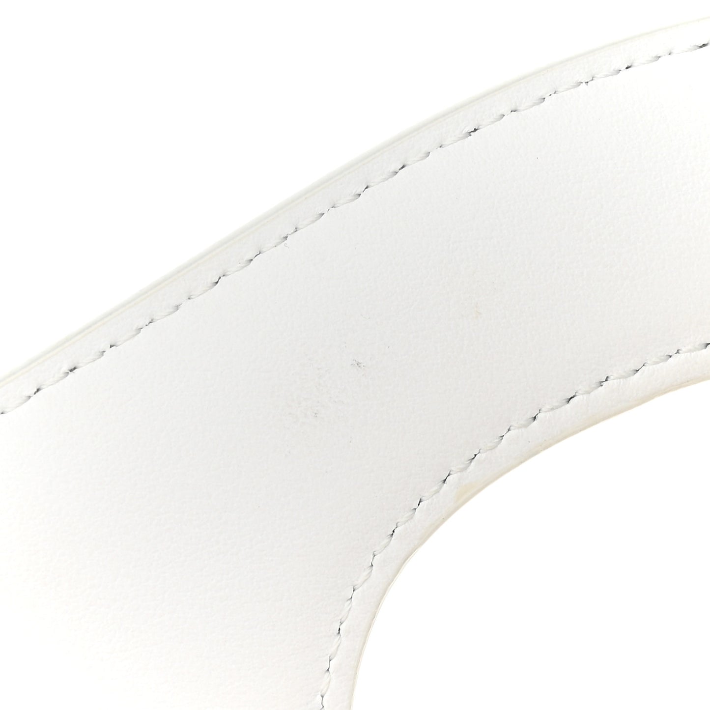 Monogram Canvas Smooth Calfskin Medium Pocket Bag White Beige