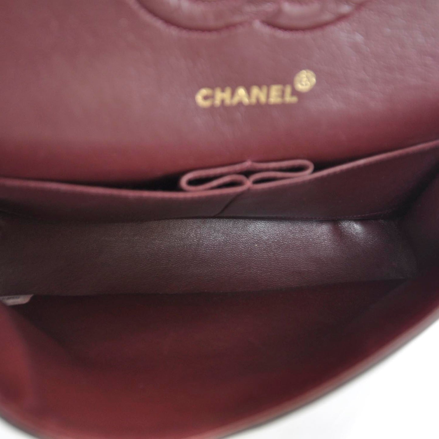 Lambskin Medium Double Flap Black