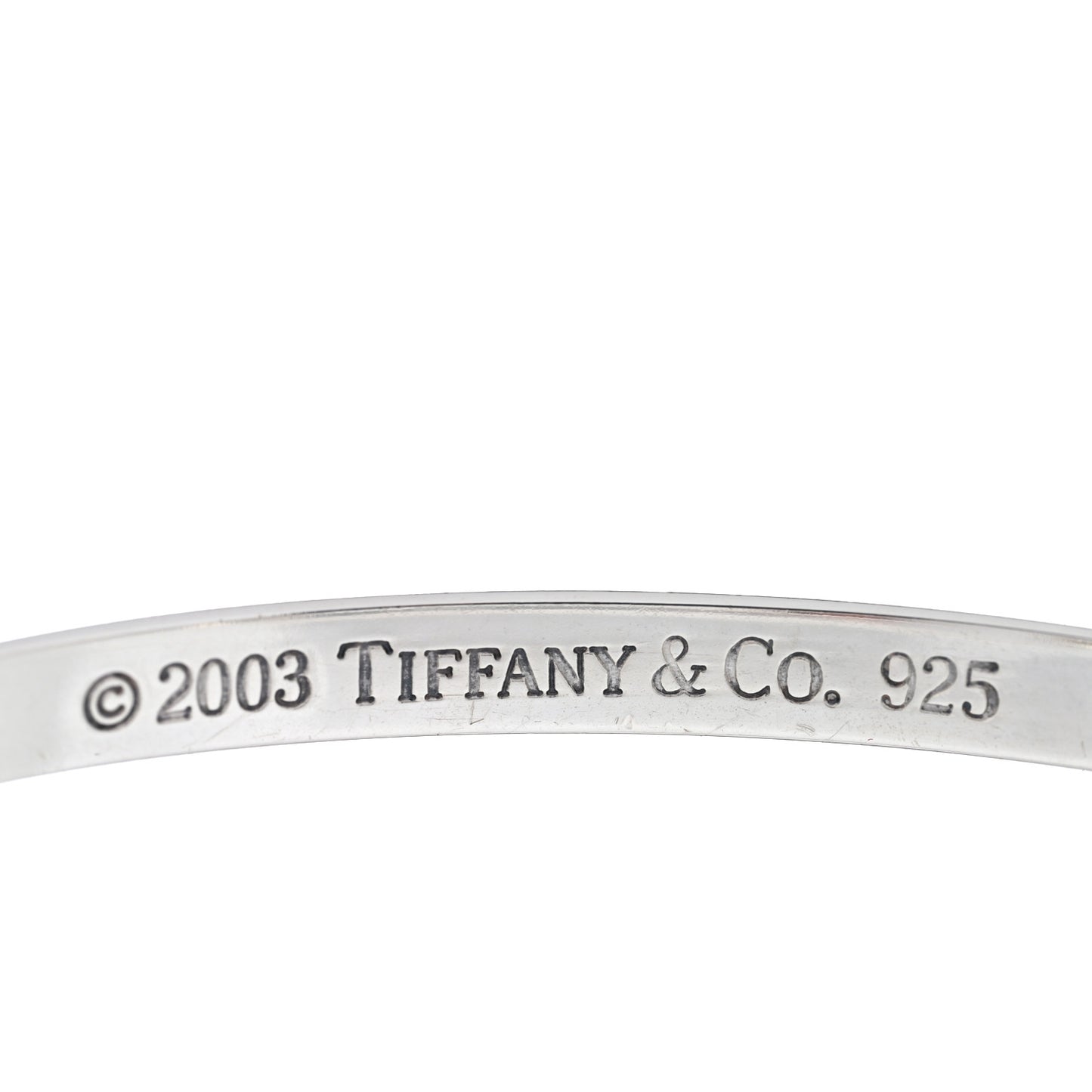 Sterling Silver Rectangle Bangle Bracelet