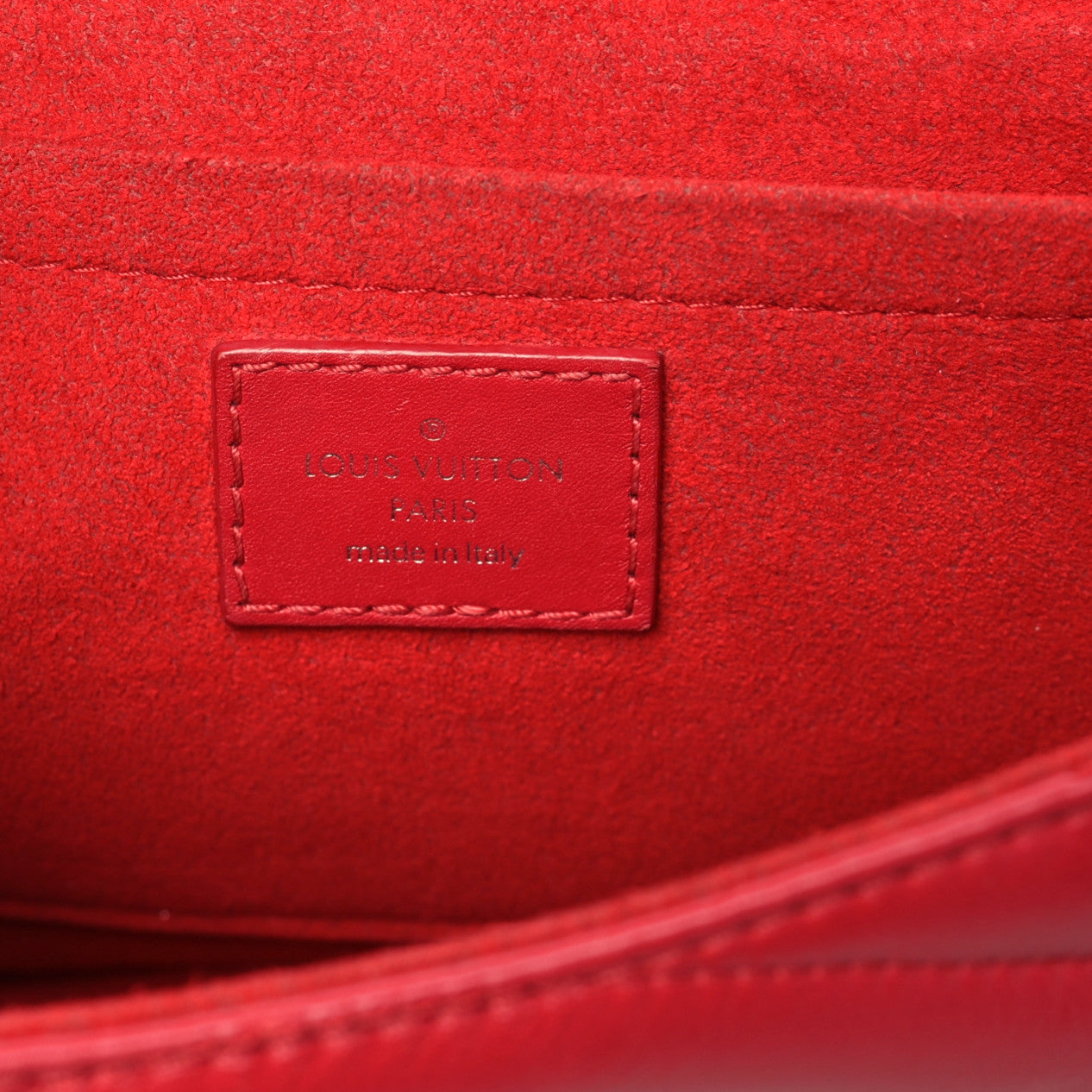 Louis Vuitton Calfskin New Wave Chain PM Scarlet 6 of 10
