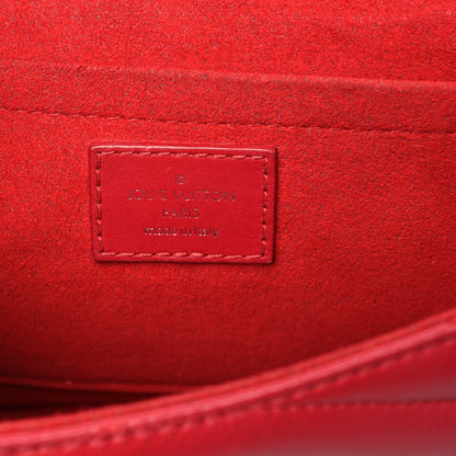 Louis Vuitton Calfskin New Wave Chain PM Scarlet 6 of 10