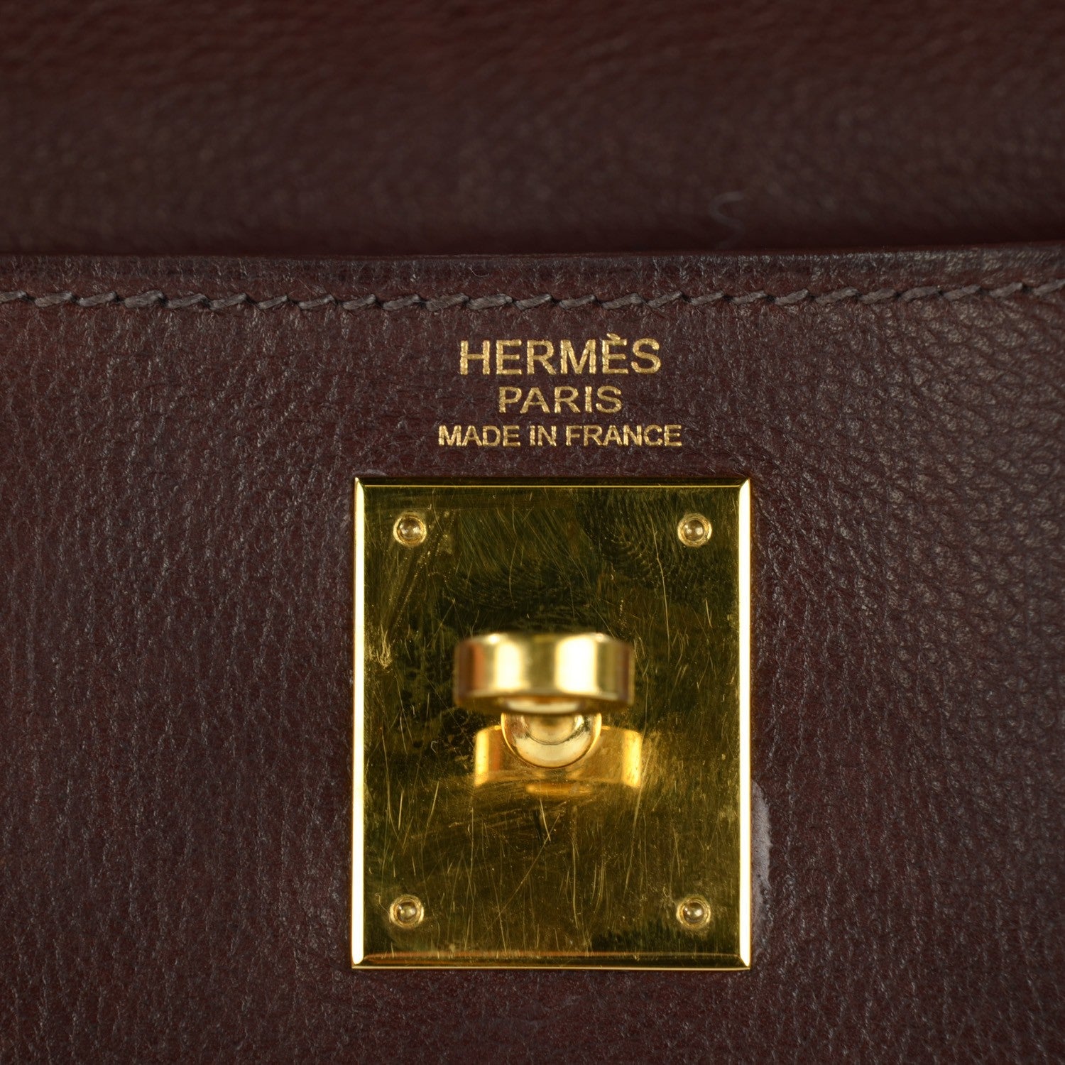 Hermes Evergrain Kelly Retourne 32 Havane 8 of 24