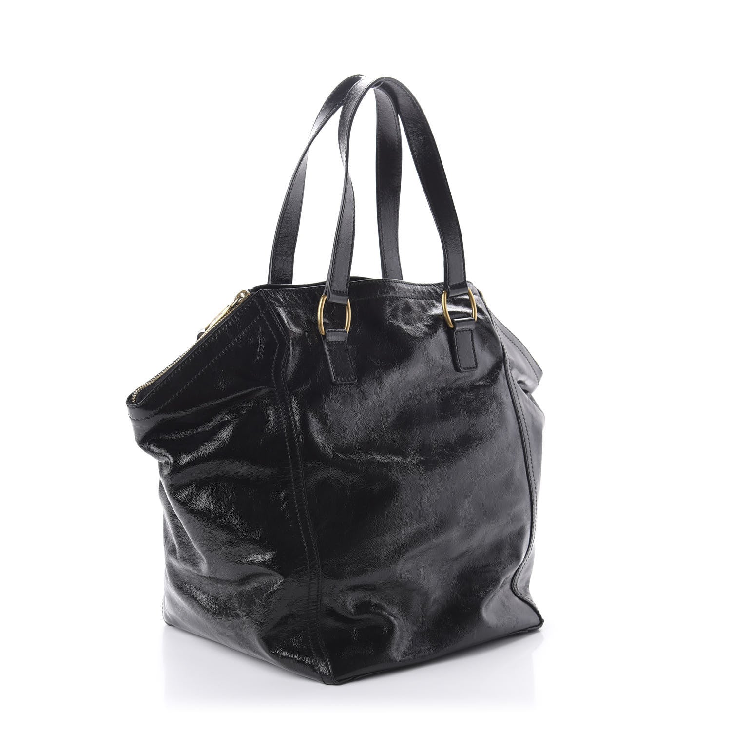 Saint Laurent Patent Medium Downtown Black 3 of 10