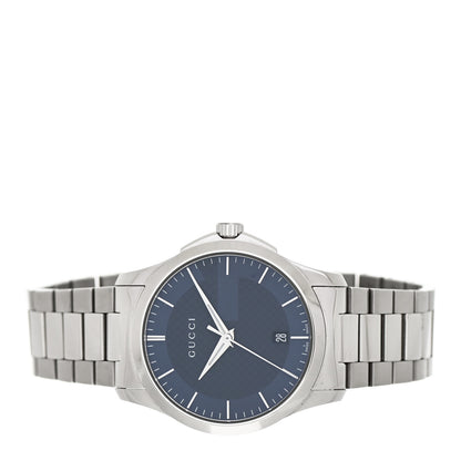 Gucci Stainless Steel 38mm G-Timeless Quartz Watch Navy 2 of 5