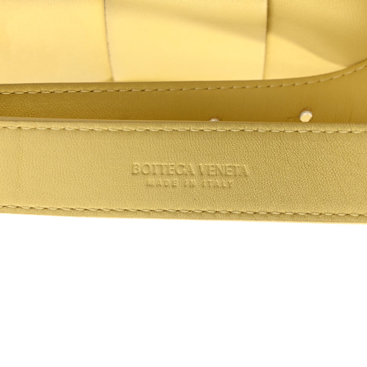 Nappa Maxi Intreccio The Belt Cassette Bag Butter