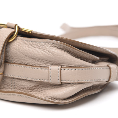 Chloe Calfskin Mini Marcie Round Crossbody Bag Abstract White 8 of 12