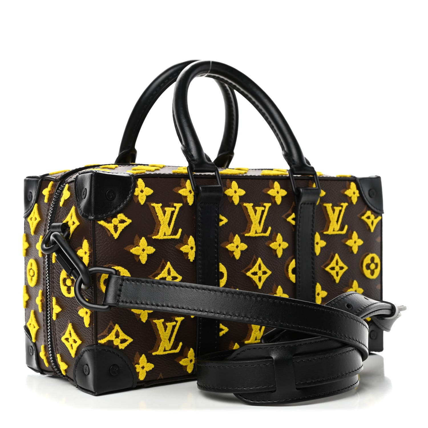Louis Vuitton Monogram Tuffetage Speedy Trunk Jaune 2 of 4