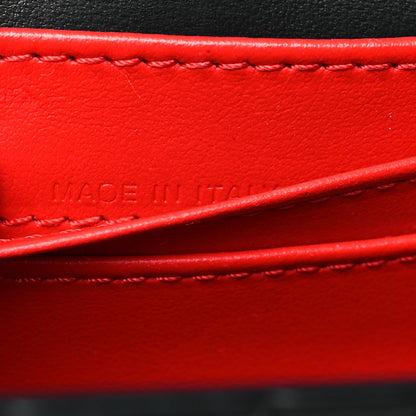 Christian Louboutin Crocodile Embossed Calfskin Spikes Loubinthesky Paloma Crossbody Phone Case Black 7 of 9