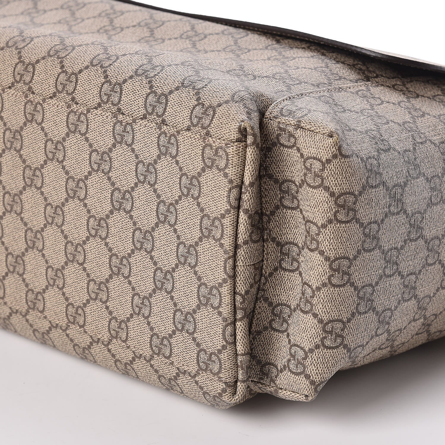 Gucci GG Plus Monogram Messenger Diaper Bag Dark Brown 12 of 12