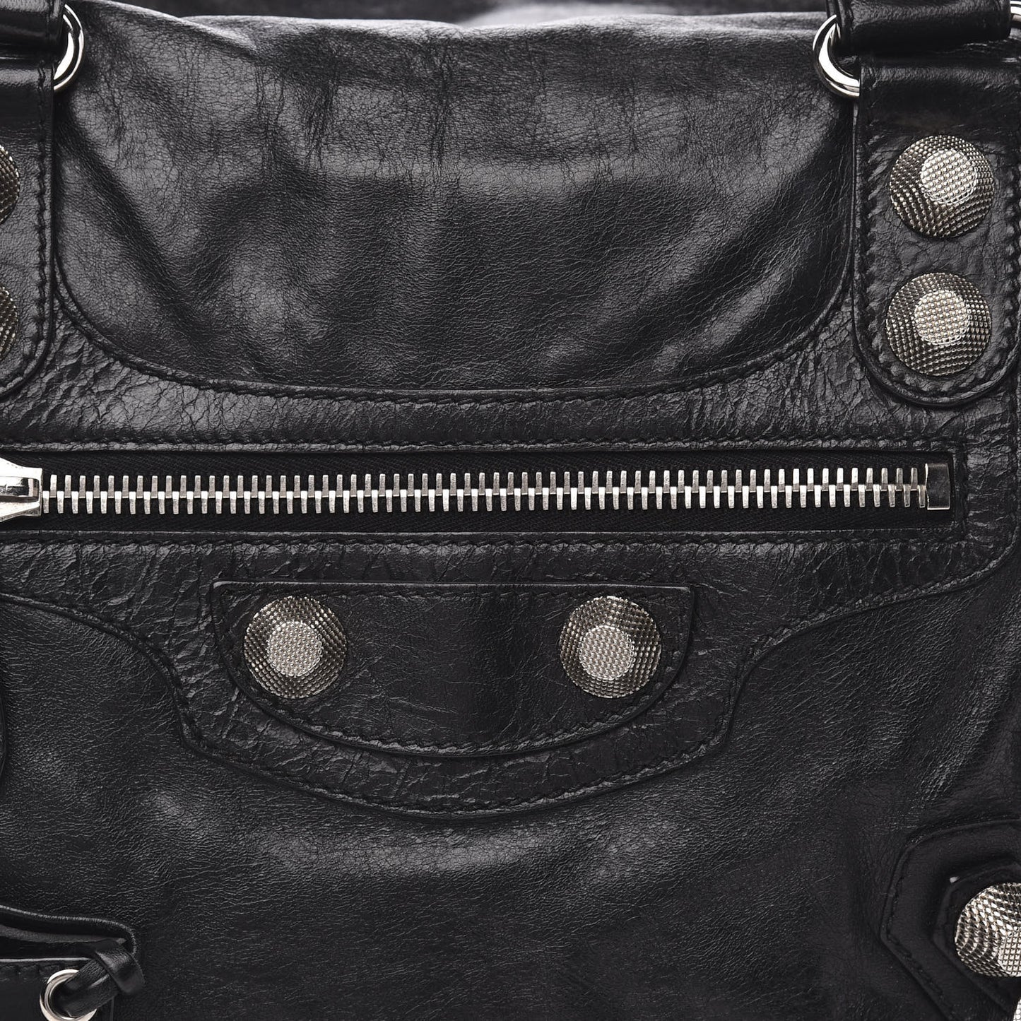 Agneau Giant 21 Silver Hardware Mid Day Black