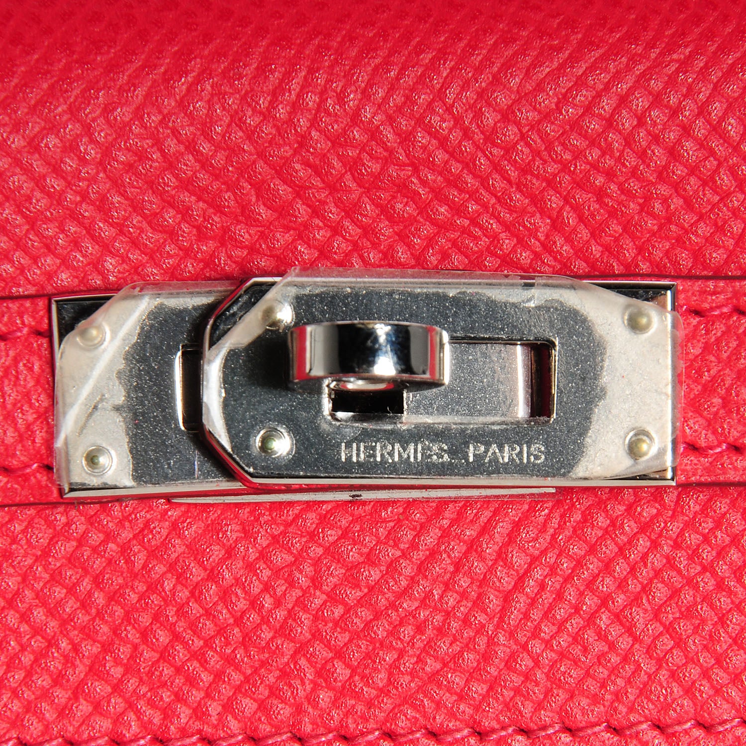 Hermes Epsom Kelly Tri-Fold Wallet Rouge Vif 6 of 15