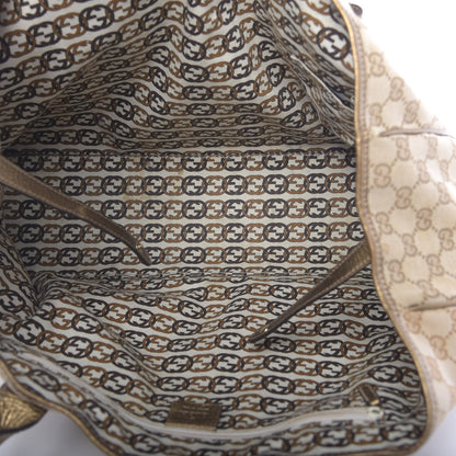 Gucci Monogram Large Princy Tote Gold 5 of 11
