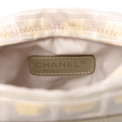 Chanel Nylon Travel Crossbody Bag Light Gold 8 of 9