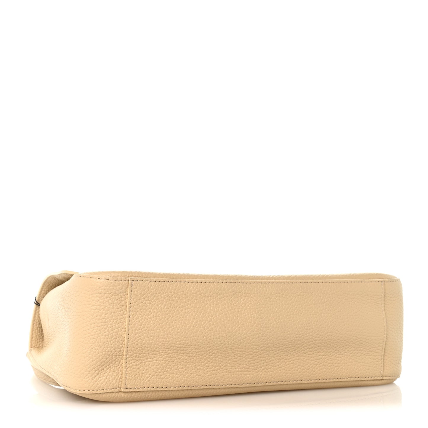 Grained Calfskin Small Souplissimo Maxi Flap Beige