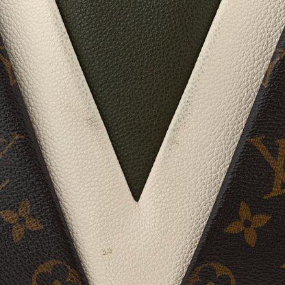 Louis Vuitton Monogram V Tote MM Khaki Cream 10 of 16