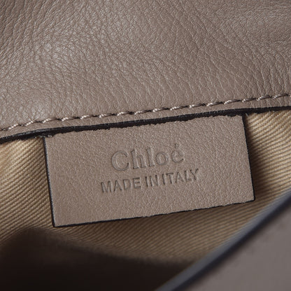 Chloe Suede Calfskin Mini Faye Backpack Motty Grey 7 of 8