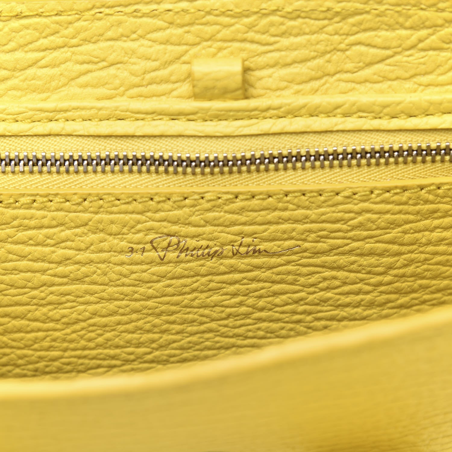 3.1 Phillip Lim 3.1 Textured Calfskin Mini Pashli Satchel Yellow 6 of 11