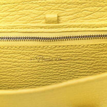 3.1 Phillip Lim 3.1 Textured Calfskin Mini Pashli Satchel Yellow 6 of 11
