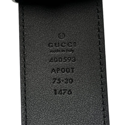Gucci Calfskin Double G 40mm Belt 75 30 Black 3 of 7