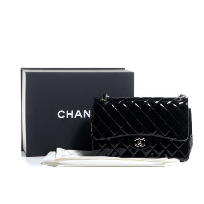 Chanel Patent Jumbo Double Flap Black 9 of 9