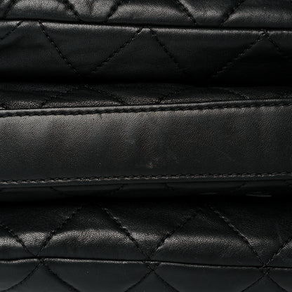 Chanel Lambskin Quilted Chanel 3 Maxi Flap Bag Black 11 of 14