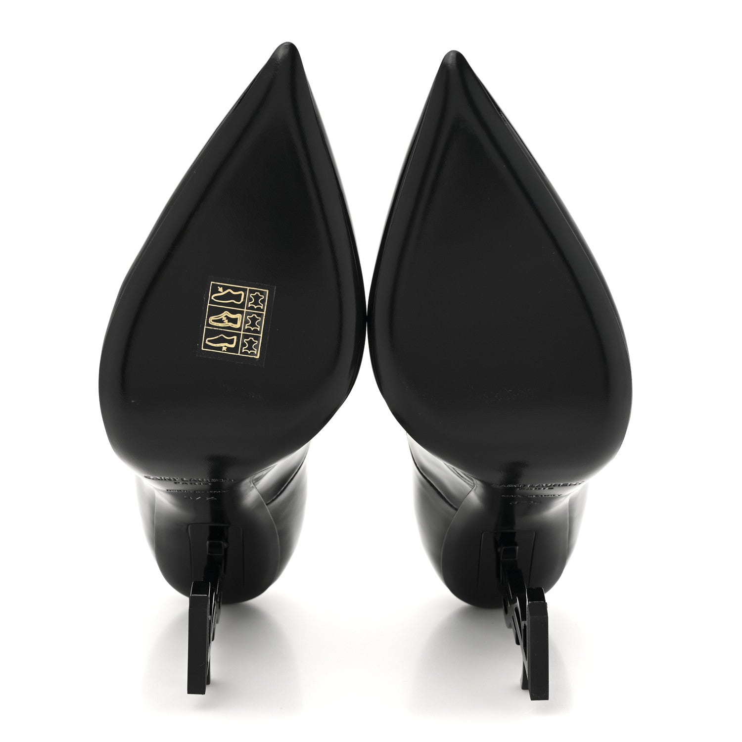 Saint Laurent Patent Calfskin Opyum 110 Pumps 37.5 Black 7 of 11
