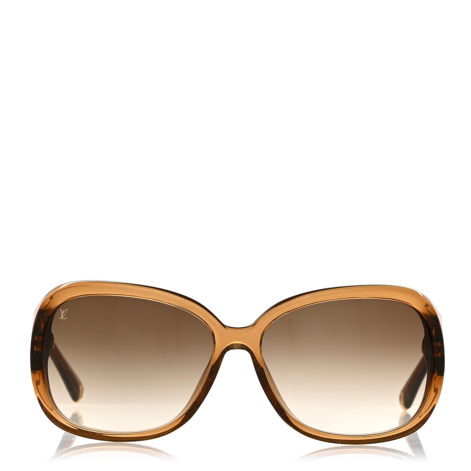 Louis Vuitton Acetate Obsession GM Sunglasses Z0460W Brown Glitter