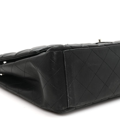 Chanel Lambskin Quilted Maxi Single Flap Black 9 of 10